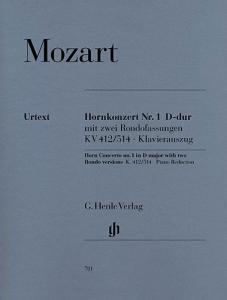 Wolfgang Amadeus Mozart: Concerto for Horn and Orchestra No. 1 D major KV 412/51