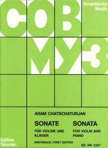 Aram Chatschaturjan: Sonate