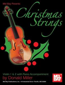 Christmas Strings: Violin 1 & 2 With Piano Accomp.