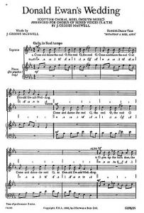 J. Geddes Maxwell: Donald Ewan's Wedding (SATB)