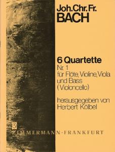 Bach, Jcf: Quartet No 1 D Major