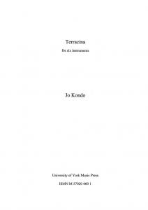 Jo Kondo: Terracina (Score)