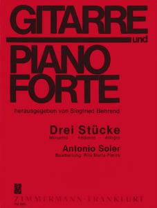 Antonio Soler: Drei Stucke - Minuetto, Andante, Allegro