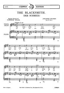 Brahms, J The Blacksmith Unison/Piano