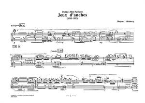 Magnus Lindberg: Jeux D'Anches