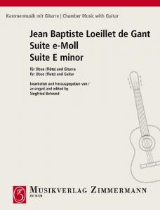 Loeillet, Jb: Suite E Minor