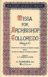 W. A. Mozart: Mass For Archbishop Colloredo (Mass In C) K.237 (Vocal Score)