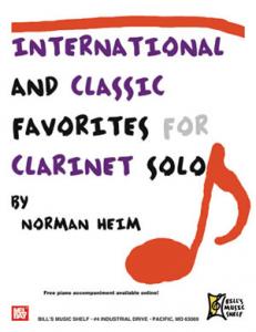 International and Classic Favorites for Clarinet Solo