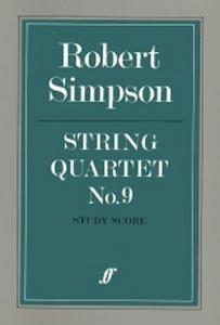 Robert Simpson: String Quartet No.9 (Study Score)