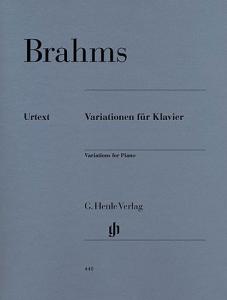 Johannes Brahms: Variationen Fur Klavier