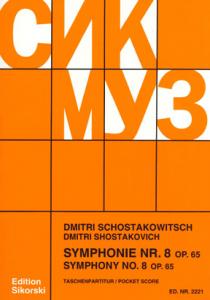 Shostakovitch,Dmitri: Symphony Op 65/8 - Score