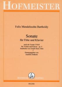 Mendelssohn Bartholdy, F.: Sonta In F Minor Op 4