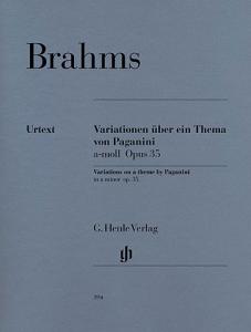 Johannes Brahms: Variationen Uber Ein Thema Von Paganini Op.35