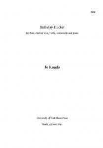 Jo Kondo: Birthday Hocket (Parts)