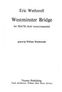 Eric Wetherell: Westminster Bridge