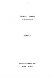 Jo Kondo: Under The Umbrella (Score)