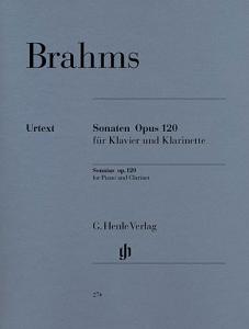 Johannes Brahms: Sonatas For Piano And Clarinet Op. 120 (Henle Urtext Edition)