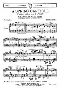 Ethel Smyth: A Spring Canticle From 'Der Wald' (Vocal Score)