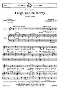 Shaw, G Laugh And Be Merry Unison/Piano