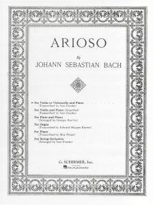 J.S. Bach: Arioso (Violin(Cello)/Piano)