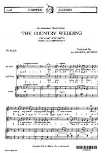 Jacobson, M The Country Wedding 2pt/Piano