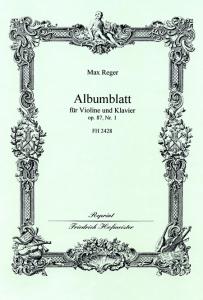 Reger, M.: Albumblatt Op 87/1