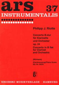 Riotte, P J: Concerto In B Major