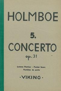 Holmboe Concrto No5 Op31 Vla/Orch Mini Score