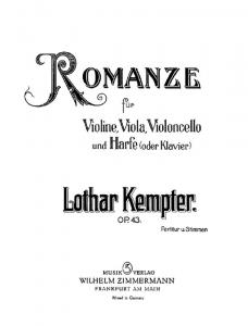 Kempter: Romance Op 43