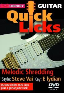 Lick Library: Quick Licks For Guitar - Steve Vai Melodic Shredding