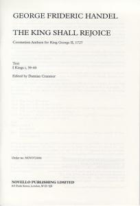 G.F. Handel: The King Shall Rejoice