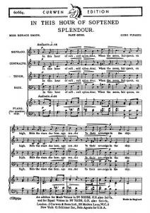 Pinsuti, C In This Hour Of Softened Splendour Satb