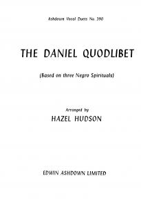 Hudson, H The Daniel Quodlibet 2pt/Piano