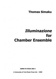 Thomas Simaku: Illuminazione