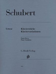 Franz Schubert: Piano Pieces - Piano Variations (Henle Urtext Edition)