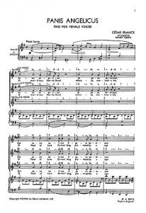 Cesar Franck: Panis Angelicus (SSA)