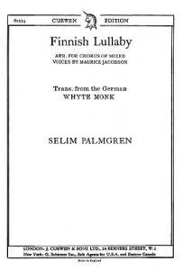 Palgren Finnish Lullaby Satb