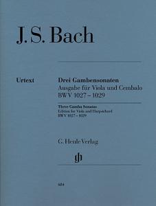 Johann Sebastian Bach: Sonatas for Viola da Gamba and Harpsichord BWV 1027-1029