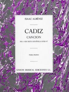 Albeniz: Cadiz Cancion No.4 De Suite Espanola Op.47