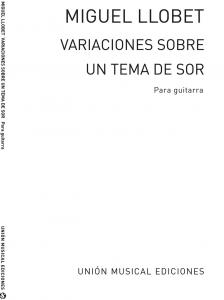 Llobet: Variaciones Sobre Un Tema De Sors for Guitar