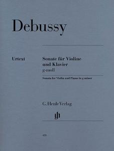 Claude Debussy: Sonata For Violin And Piano In G Minor