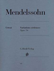 Felix Mendelssohn: Variations Sérieuses Op. 54