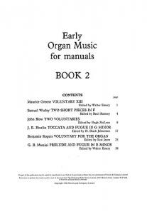 Early Organ Music For Manuals Book 2