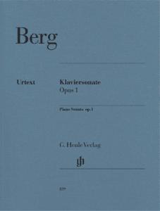 Alban Berg: Piano Sonata Op.1 (Henle Urtext)