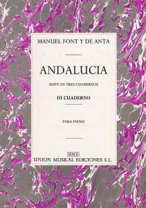 Manuel Font Y De Anta: Andalucia Iii Cuaderno