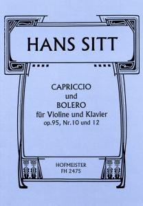 Sitt, H.: Capiriccio And Bolero Op 95