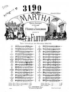 Friedrich von Flotow: Air No.14 (Martha)