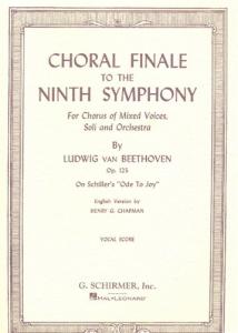 Beethoven: Choral Finale (Symphony No.9 In D Minor) - Vocal Score