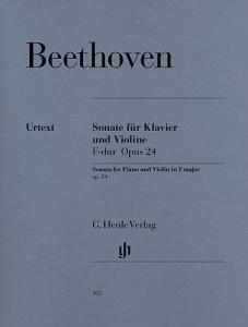 Ludwig Van Beethoven: Spring Sonata In F Op.24 (Henle Urtext Edition)