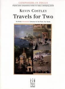 Kevin Costley: Travels for Two (Piano Duet)